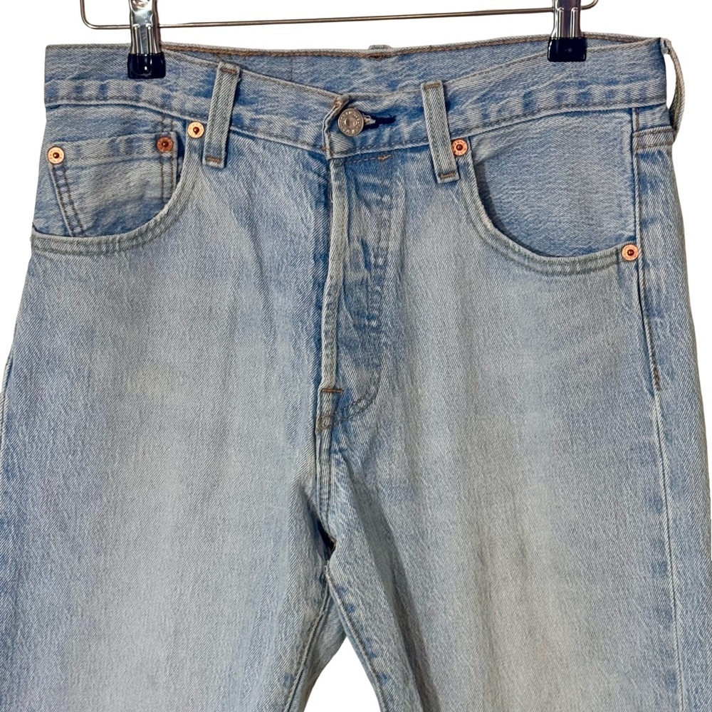 LEVIS 501 93 light wash jeans in size 29 - Picture 4 of 8